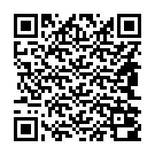 Código QR para número de telefone +14842000434