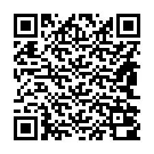 Codice QR per il numero di telefono +14842000435
