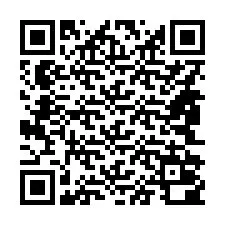 QR код за телефонен номер +14842000437