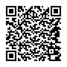 QR-kood telefoninumbri jaoks +14842000438