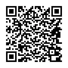 QR код за телефонен номер +14842000457