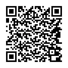 QR код за телефонен номер +14842000468