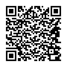 Código QR para número de teléfono +14842000473