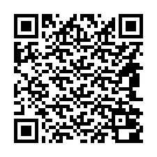 QR-code voor telefoonnummer +14842000480