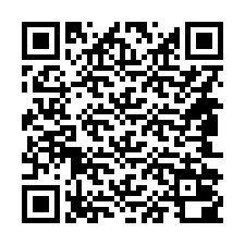 QR-koodi puhelinnumerolle +14842000488