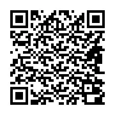 QR-code voor telefoonnummer +14842000497