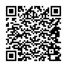 Codice QR per il numero di telefono +14842000593