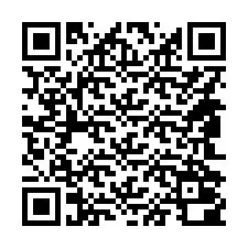 QR-code voor telefoonnummer +14842000658