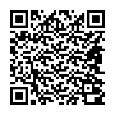 QR-код для номера телефона +14842000677