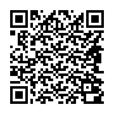 QR-код для номера телефона +14842000686