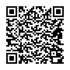 Código QR para número de teléfono +14842000697