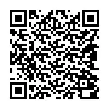 QR-code voor telefoonnummer +14842000698