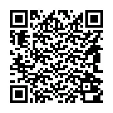 QR код за телефонен номер +14842000710