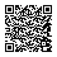 QR-koodi puhelinnumerolle +14842000711