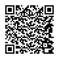 QR-koodi puhelinnumerolle +14842000715