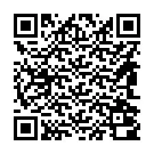 QR-код для номера телефона +14842000741