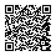 Codice QR per il numero di telefono +14842000749