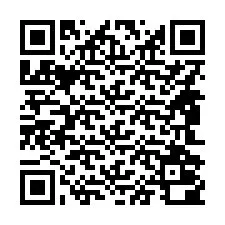 QR-code voor telefoonnummer +14842000752