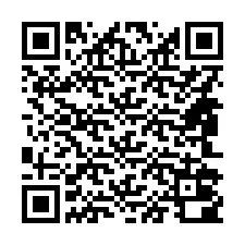 QR-Code für Telefonnummer +14842000817