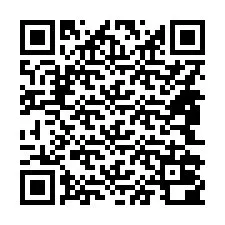 QR kód a telefonszámhoz +14842000823