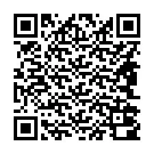 QR-code voor telefoonnummer +14842000832