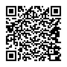 QR-код для номера телефона +14842000833