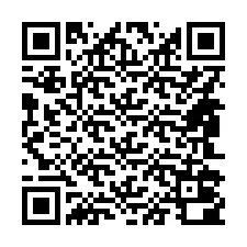 Código QR para número de teléfono +14842000857