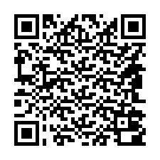 QR-код для номера телефона +14842000858