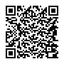 QR-code voor telefoonnummer +14842000864