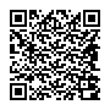 Código QR para número de teléfono +14842000866