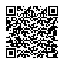 QR Code สำหรับหมายเลขโทรศัพท์ +14842000895