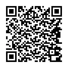 QR-код для номера телефона +14842000896