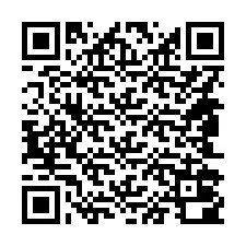 QR-koodi puhelinnumerolle +14842000898