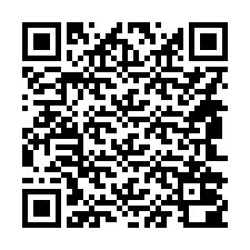 QR код за телефонен номер +14842000954