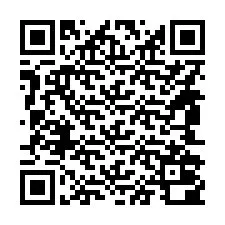 QR код за телефонен номер +14842000980