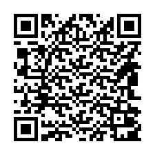 QR код за телефонен номер +14842001051