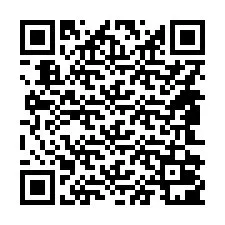 QR kód a telefonszámhoz +14842001058