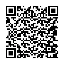 QR-code voor telefoonnummer +14842001068