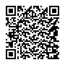 QR-code voor telefoonnummer +14842001070