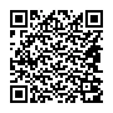 QR-code voor telefoonnummer +14842001073