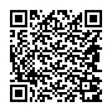 QR код за телефонен номер +14842001074