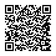 QR-koodi puhelinnumerolle +14842001076