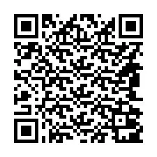 QR kód a telefonszámhoz +14842001084