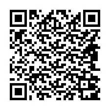 QR-code voor telefoonnummer +14842001086