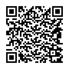 Codice QR per il numero di telefono +14842001090