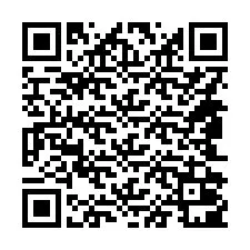 QR-koodi puhelinnumerolle +14842001098