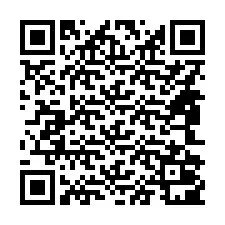 QR-koodi puhelinnumerolle +14842001103