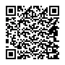 QR kód a telefonszámhoz +14842001107