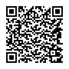 QR-код для номера телефона +14842001114