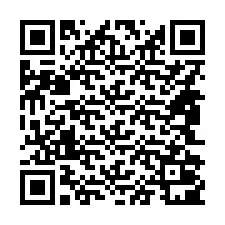 QR-kood telefoninumbri jaoks +14842001163